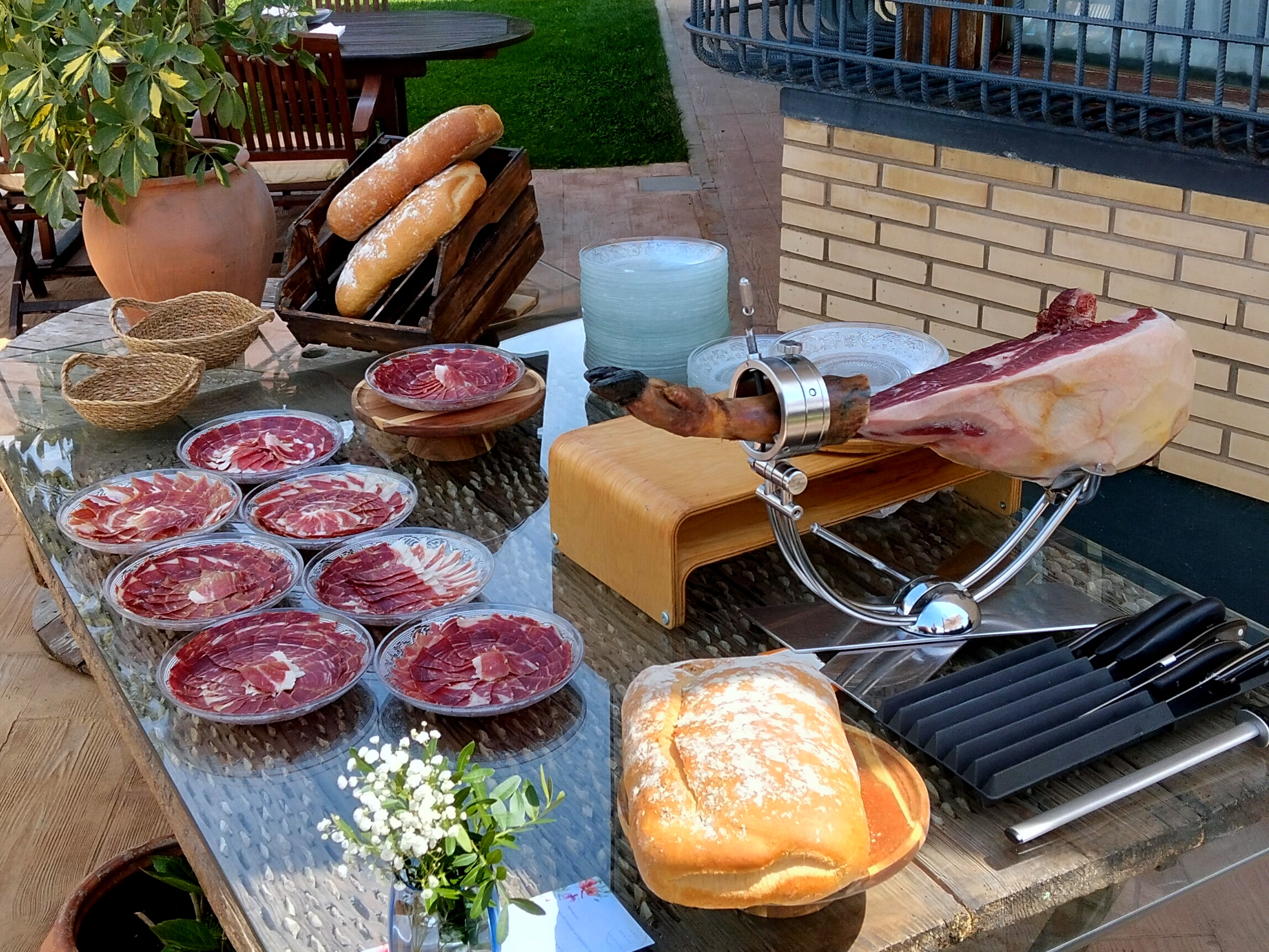 Emplatado en abanico y mesa buffet por Eduardo Mateo